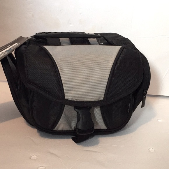 🆕 black  digital camcorder/ slr camera bag - Picture 1 of 13